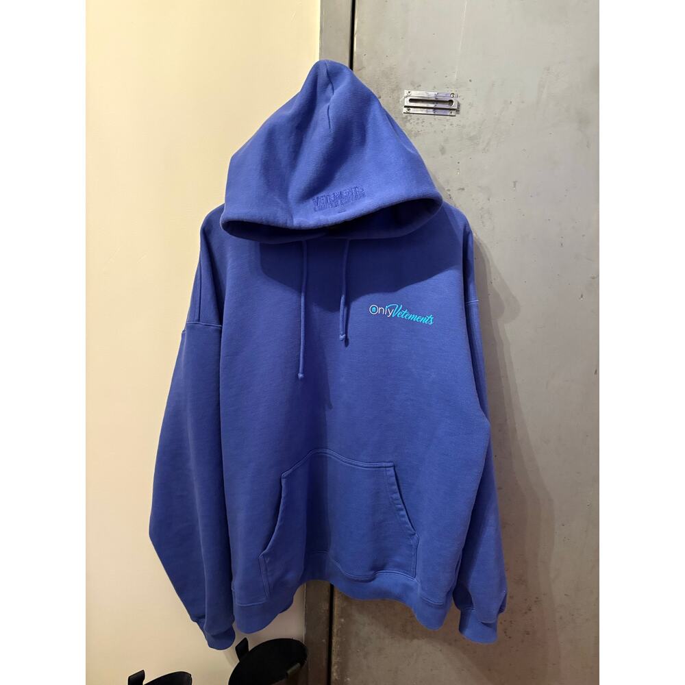 Vetements “Onlyvet” Hoodie Onlyfans Limited Rare Hoodie Sz S